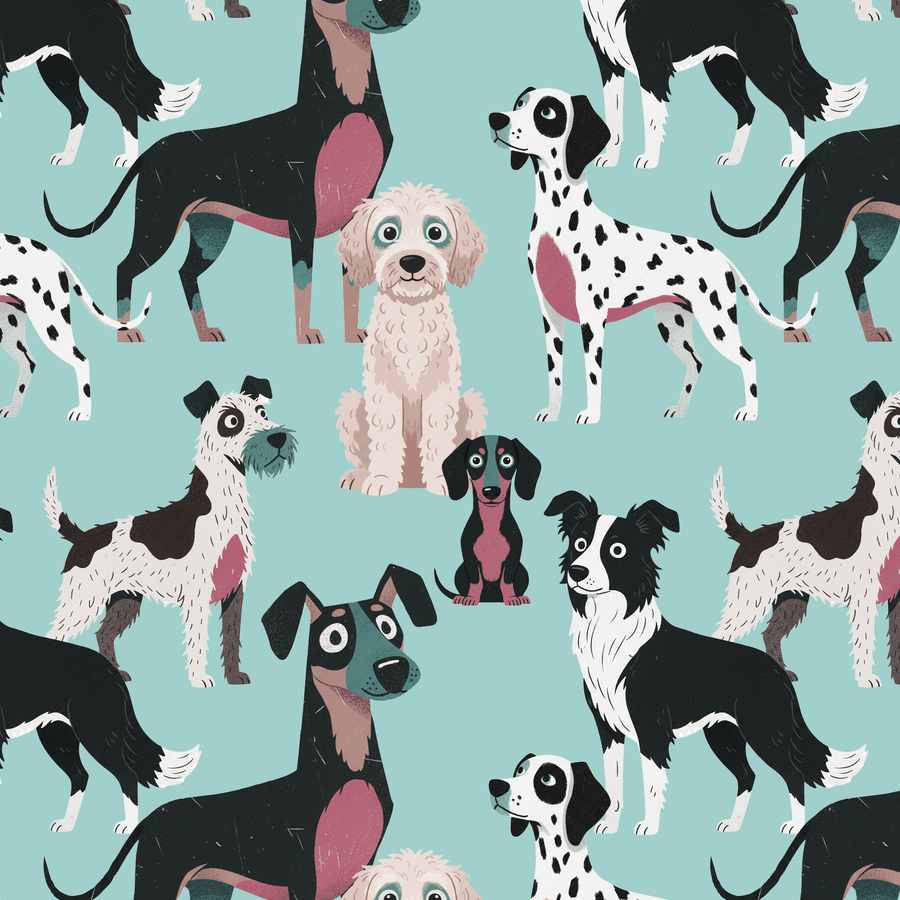 Good Dogs — Browny Reds & Teal